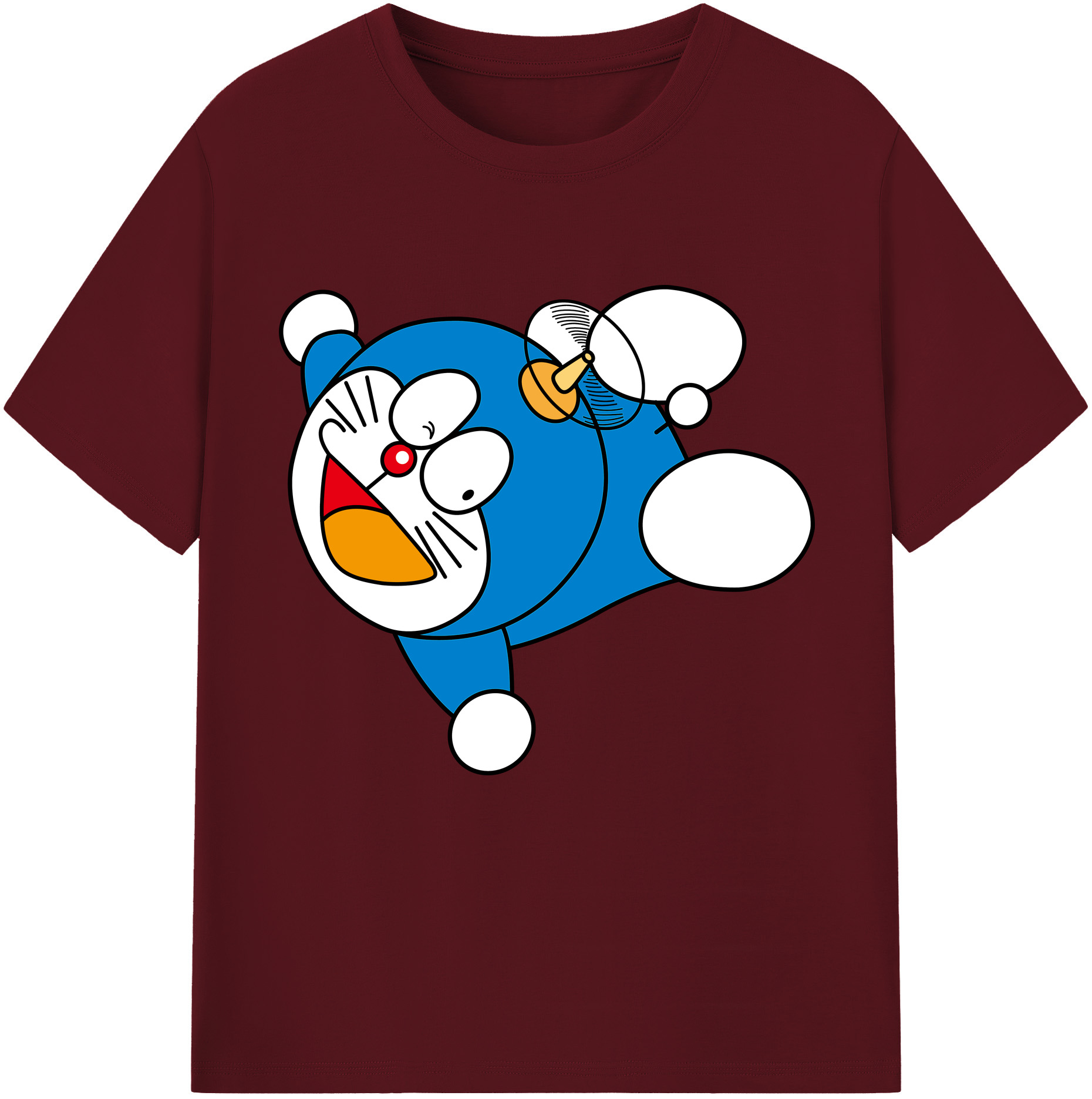 （画像用） ドラえもん Doraemon 綿100％半袖Tシャツ（フロントプリント）